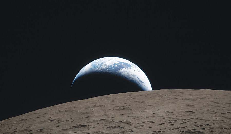 Artemis Il Astronauts Channel Apollo 8  With A Striking Earthset Photo