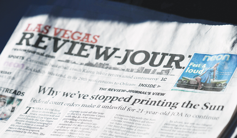 Why One Vegas Newspaper Just Stopped Printing Its Rival