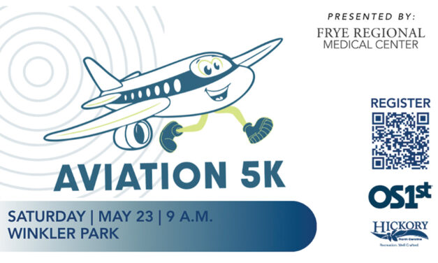 Hickory Parks, Recreation & Sports Tourism To Host Aviation 5K, Saturday, May 23