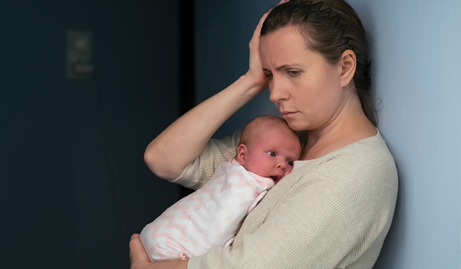 Most New Moms Get The  Baby Blues. But It Could Be  Something More Serious:  Postpartum Depression