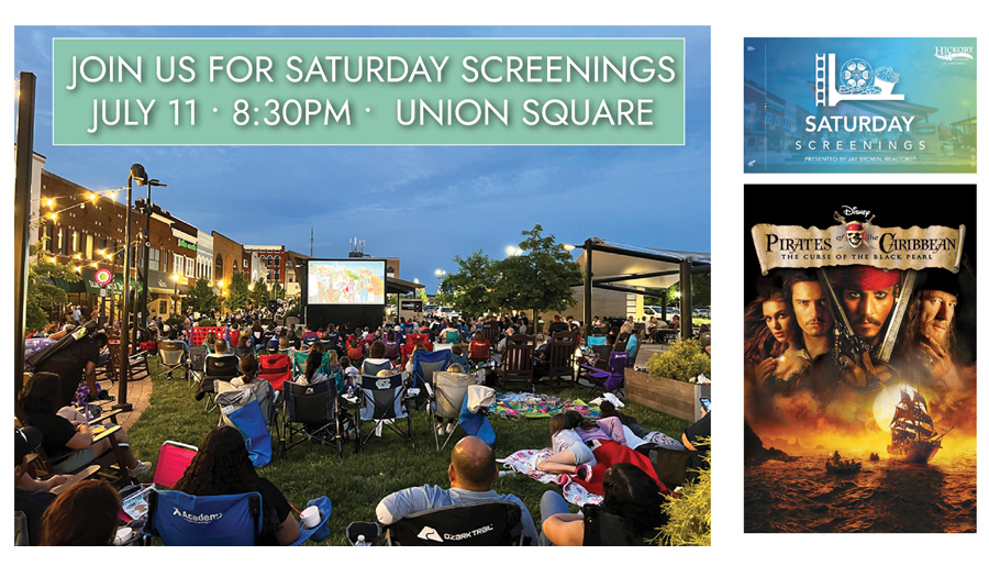 Saturday Screenings Presents Pirates Of The Caribbean: The Curse Of The Black Pearl, 7/11