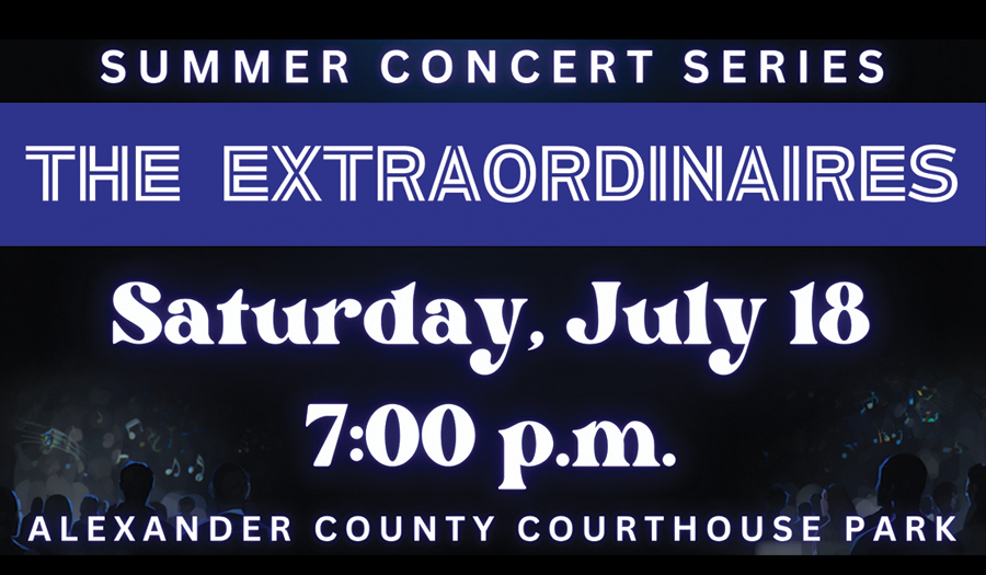 Alexander County Summer Concert Series To Feature The Extraordinaires & Fireworks, July 18