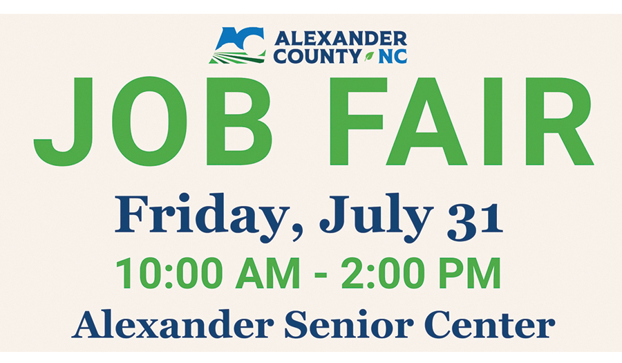 Alexander County Job Fair Is This Friday, July 31