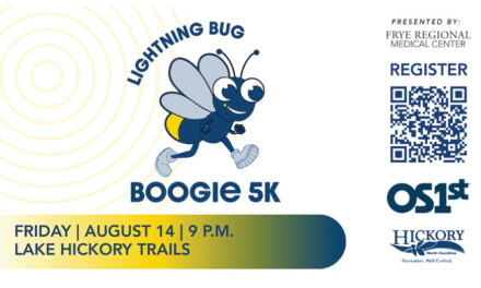 City Of Hickory’s Lightning Bug Boogie 5K Trail Run, August 14