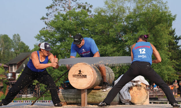 Three Women’s Records Set At  Lumberjack Competition