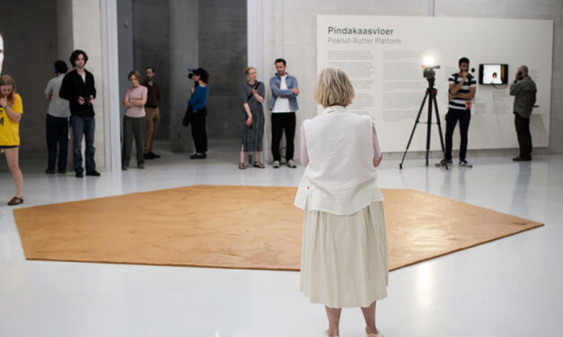 800 Pounds Of Peanut Butter  On Museum’s Floor