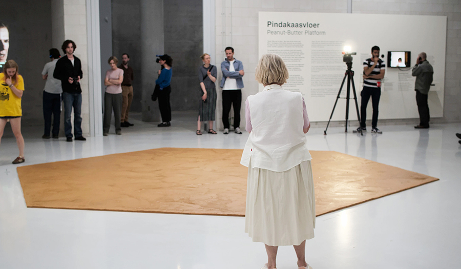 800 Pounds Of Peanut Butter  On Museum’s Floor
