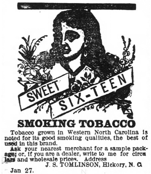 Hickory, A Tobacco Town