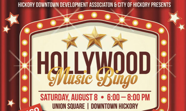 Hollywood Music Bingo In Downtown Hickory On Aug. 8