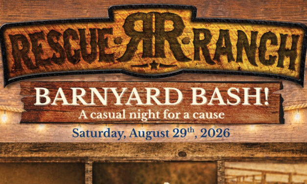 Save The Date For Rescue Ranch’s Annual Fundraiser, Barnyard Bash, On August 29