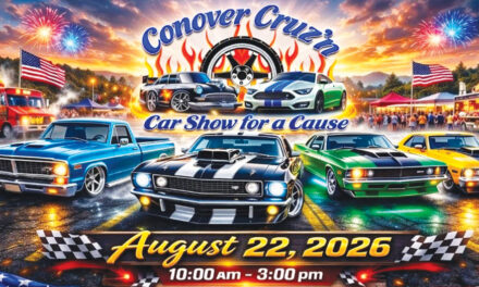 Conover Cruz’N Car Show  Is This Saturday, August 22