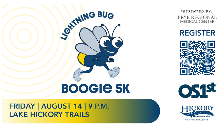 Lightning Bug Boogie 5K Trail Run, Friday, August 14