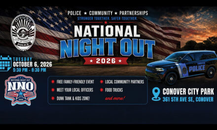 Conover’s National Night Out At City Park, 10/6