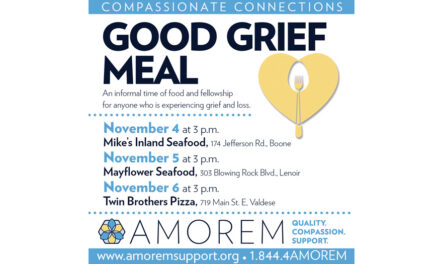 AMOREM Good Grief Meals To Be Held In November