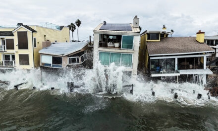 Photojournalist Uses A Drone To Capture Hard Hitting Waves In Long Beach, California