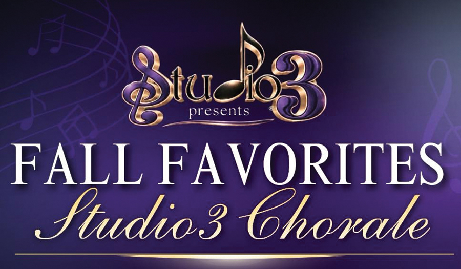 Studio3 Chorale Presents A New Fall Favorites Concert, 11/1